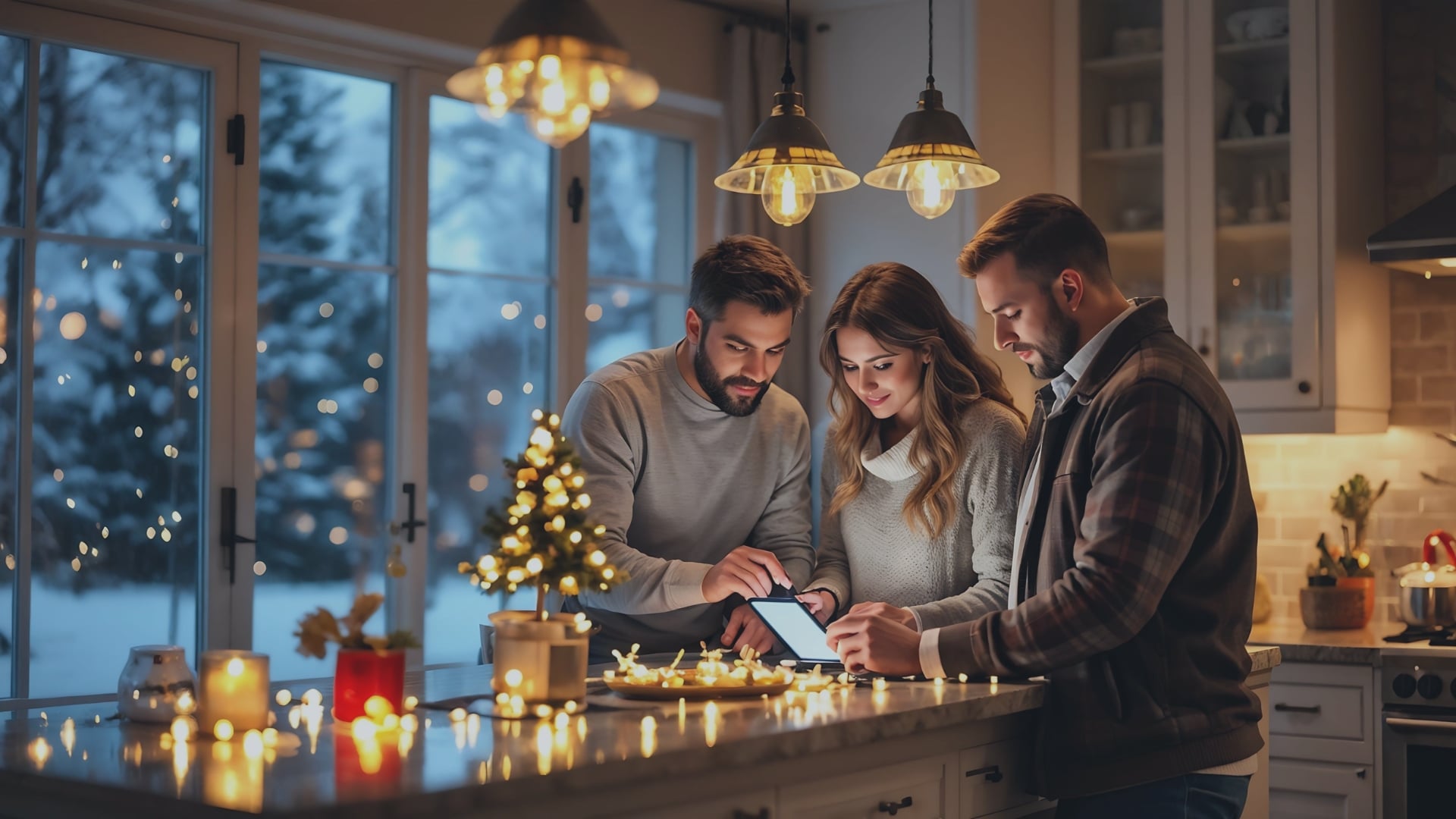 2 People Looking Over Options With Salesperson