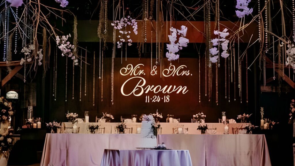 Weddings Custom Projections